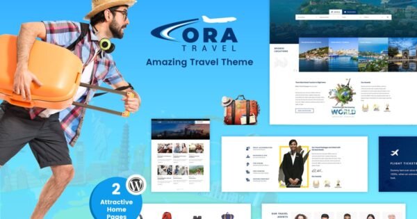 Ora | Travel, Tour Booking WordPress Theme