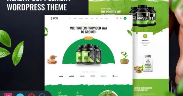 Health Supplement WordPress Theme