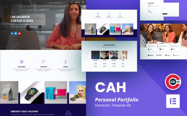 CAH – Personal Portfolio Elementor Kit