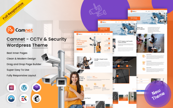 Camnet – CCTV & Security WordPress Theme