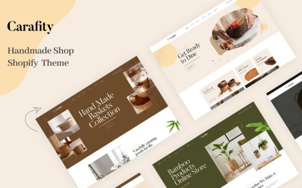 Carafity – Bamboo Handmade Shopify Theme