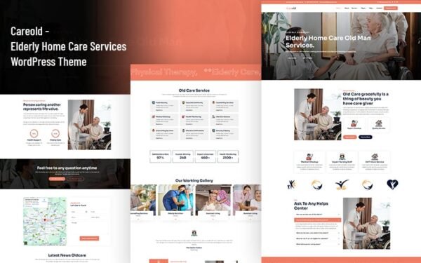 Careold – Elderly Home Care Services WordPress Theme