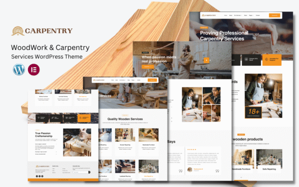 Carpentry – WoodWork & Carpentry Services WordPress Services WordPress Theme