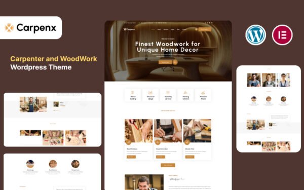 Carpenx – Carpenter and Craftsman WordPress Theme