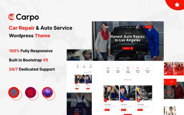 Carpo – Car Repair & Auto Service WordPress Theme