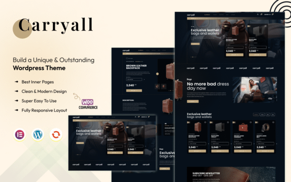 Carryall – Mega Shop Multipurpose WooCommerce Theme