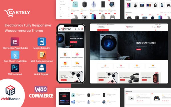 Cartsly – Electronics Multipurpose E-commerce WooCommerce Theme