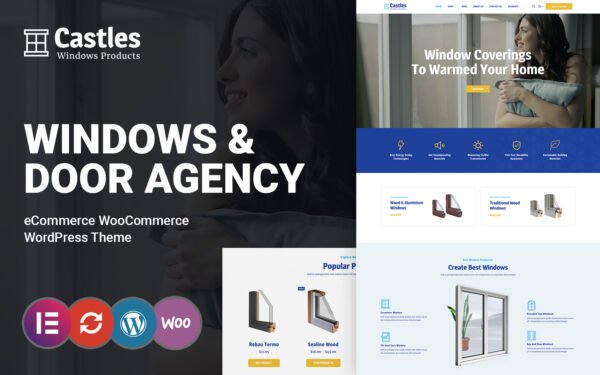 Castles – Windows and Doors Services WordPress Theme