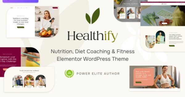 Healthify – Diet Recipes & Health Coaching Theme
