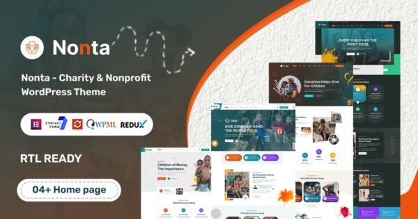 Nonta – Nonprofit & Charity WordPress Theme