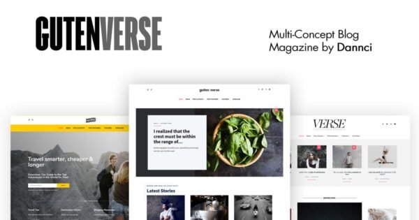 GutenVerse – Magazine and Blog Theme