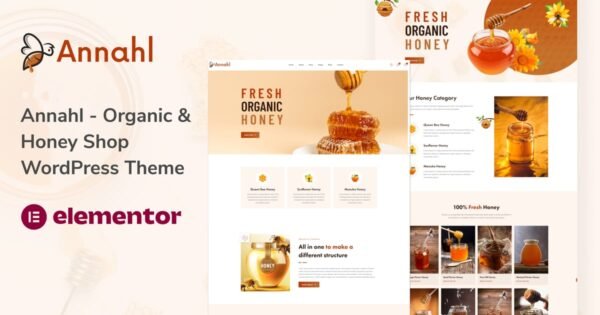 Annahl – Organic & Honey Shop WordPress Theme