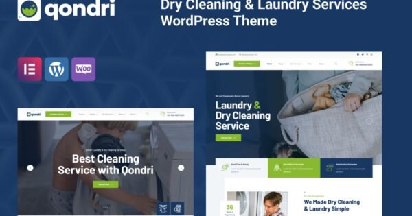 Qondri – Dry Cleaning & Laundry Services WP Theme