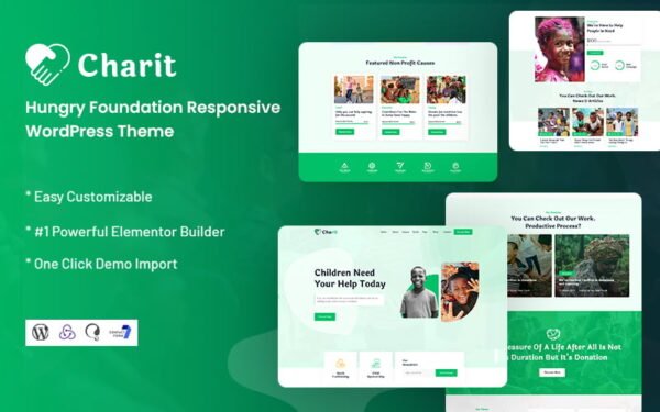 Charit – Hungry Foundation Responsive WordPress Theme