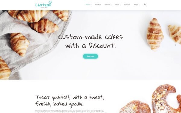 Chateau – Bakery and Receipts WordPress Theme