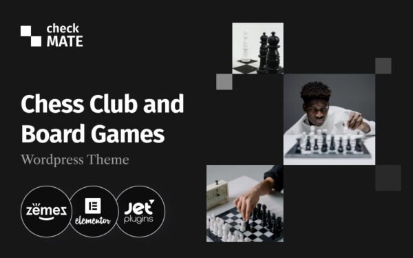 Checkmate – WordPress Theme for Chess Club and Board Games