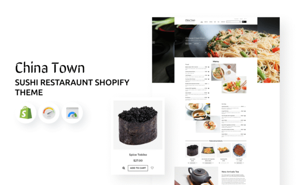 China Town – Sushi Restaraunt Shopify Theme