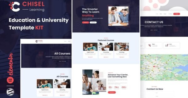 Chisel – Education & University Elementor Template Kit