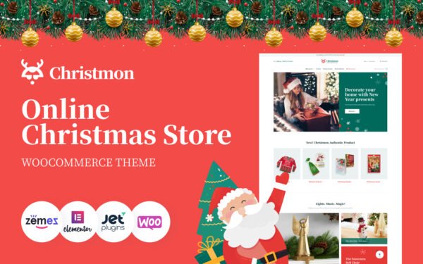Christmon – Christmas Handicraft eCommerce Website WooCommerce Theme