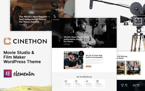 Cinethon – Movie Studios and Filmmakers WordPress theme WordPress Theme