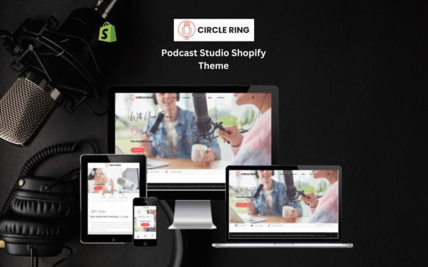 Circle Ring – Radio, Podcast & Songs Tracks Shopify Theme