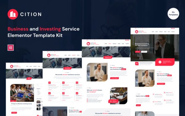 CITION – Multipurpose Business Elementor Template Kit Elementor Kit