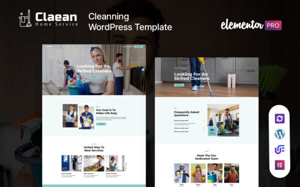 claean – Cleaning And Maintenance Service WordPress Theme