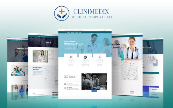 CliniMedix – Medical Clinic Hospital Elementor Template Kit Elementor Kit