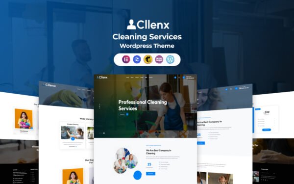 Cllenx – Cleaning Company WordPress Theme