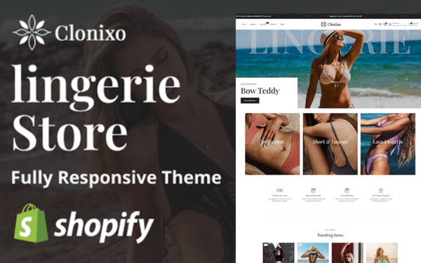 Clonixo – Lingerie Shopify Fully Responsive Theme Shopify Theme
