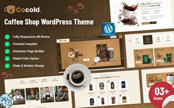 Cocold – Coffee Shop WordPress Theme