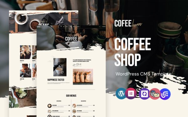 Cofeehomes – Cafe And Coffee WordPress Elementor Theme WordPress Theme