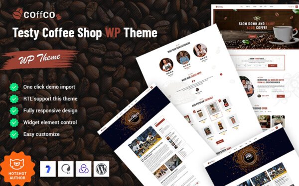 Coffco – Testy Coffee Shop WordPress Theme