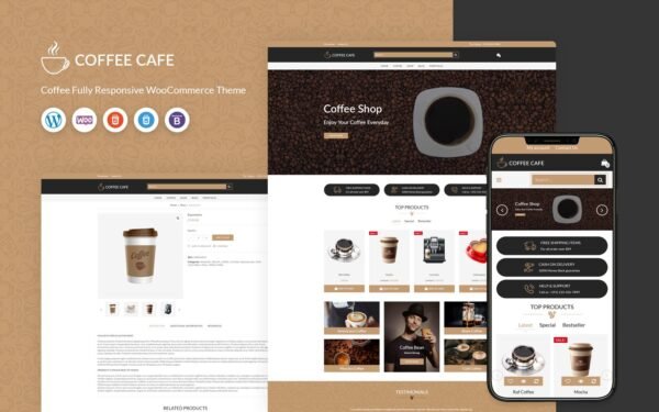 Coffee Cafe – WooCommerce Template WooCommerce Theme