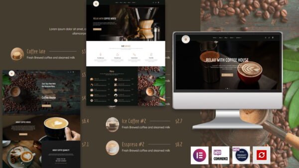 Coffee House – The Elementor Coffee WordPress Theme