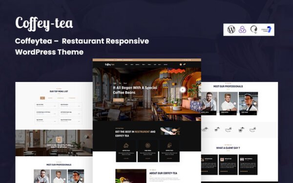 Coffeytea – Restaurant Responsive WordPress Theme