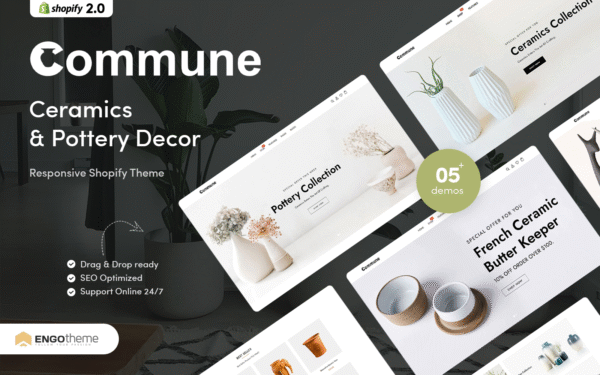 Commune – Ceramics & Pottery Decor Shopify Theme