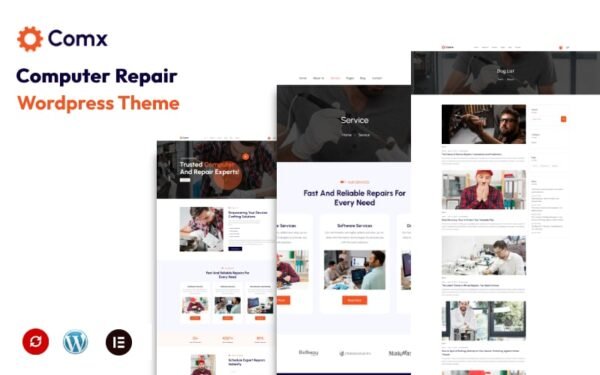 Comx – Computer Repair Wordpress Theme WordPress Theme