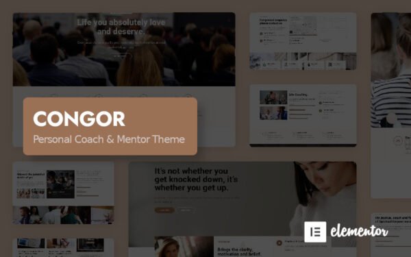 Congor – Personal Coach & Mentor WordPress Theme