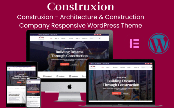 Construxion – Construction & Architecture Company Responsive WordPress Theme
