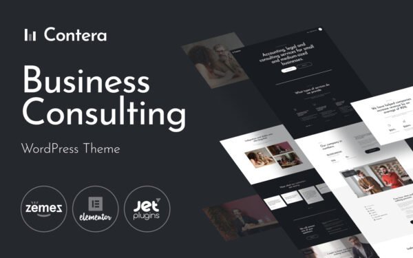 Contera – Advisor Consulting Business Finance WordPress Theme