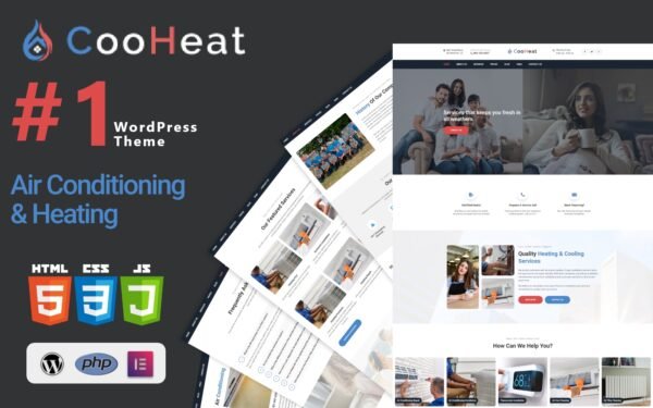 Cooheat – Air Conditioning and Heating WordPress Theme