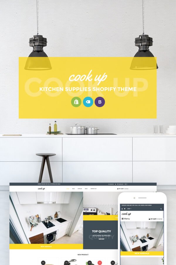 Cook Up – Kitchen Supplies Store Shopify Theme
