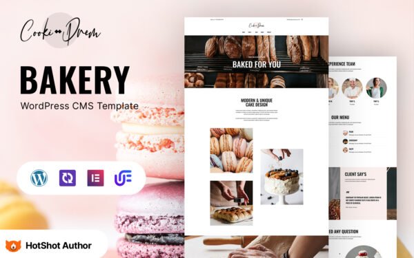 Cooki Drem – Bakery and Receipts WordPress Theme