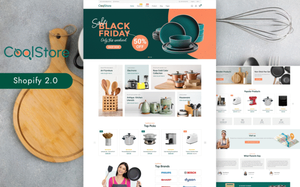CoolStore – Kitchen Furniture Store Shopify 2.0 Theme Shopify Theme