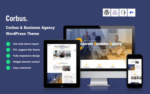 Corbus – Business Agency WordPress Theme