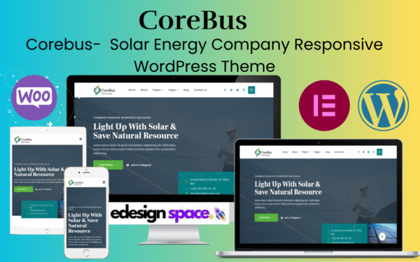 CoreBus – Solor Energy Company Responsive Wordpress Theme WordPress Theme