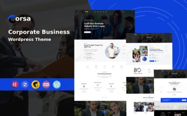Corsa – Corporate Business Wordpress Theme WordPress Theme
