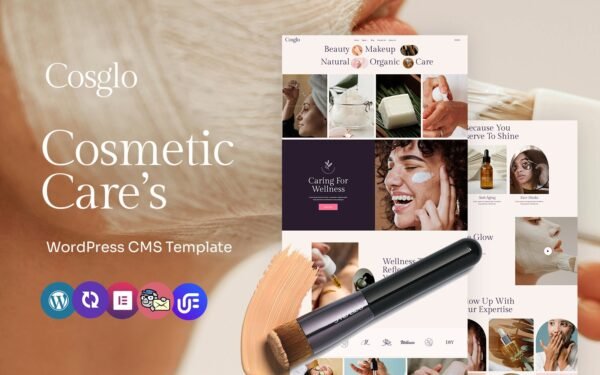 Cosglo – Cosmetics And Beauty Care Multipurpose WordPress Elementor Theme WordPress Theme