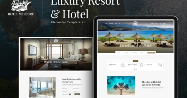 Hotel Mercure – Luxury Resort & Hotel Elementor Template Kit